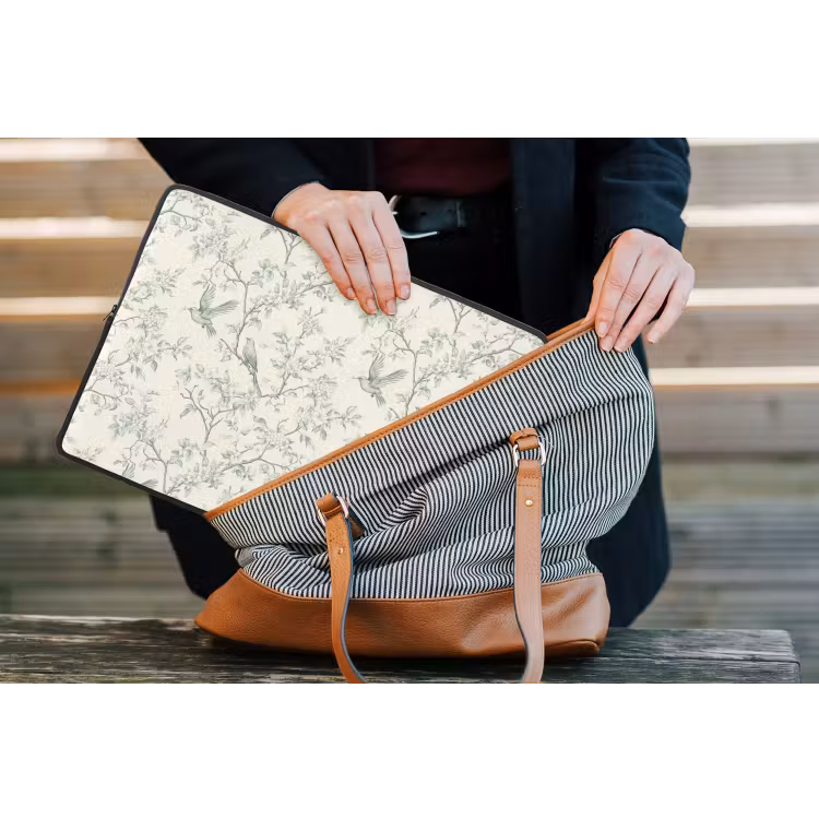 Laptophoes - Klassiek - Vogels - Groen — 4