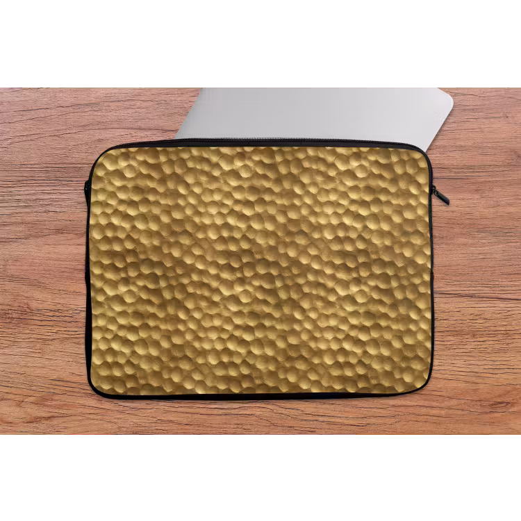 Laptophoes - Metaal - Dynamisch - Goud — 2