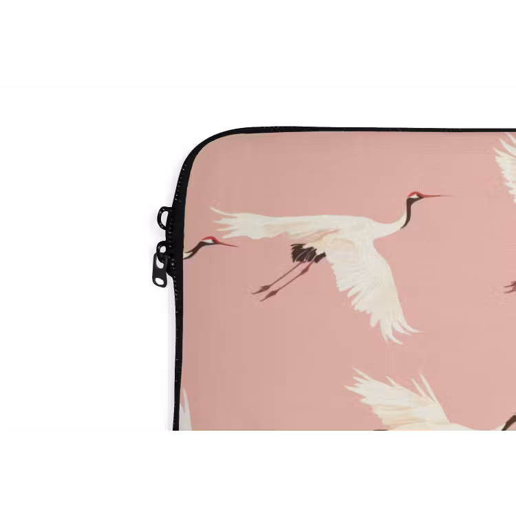 Laptophoes - Modern - Kraanvogels - Roze — 6