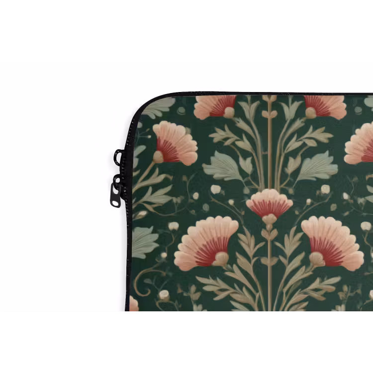 Laptophoes - Patroon - Botanisch - Kleurrijk — 6