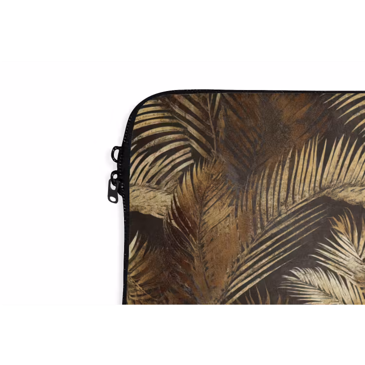 Laptophoes - Tropisch - Bladeren - Goud — 6
