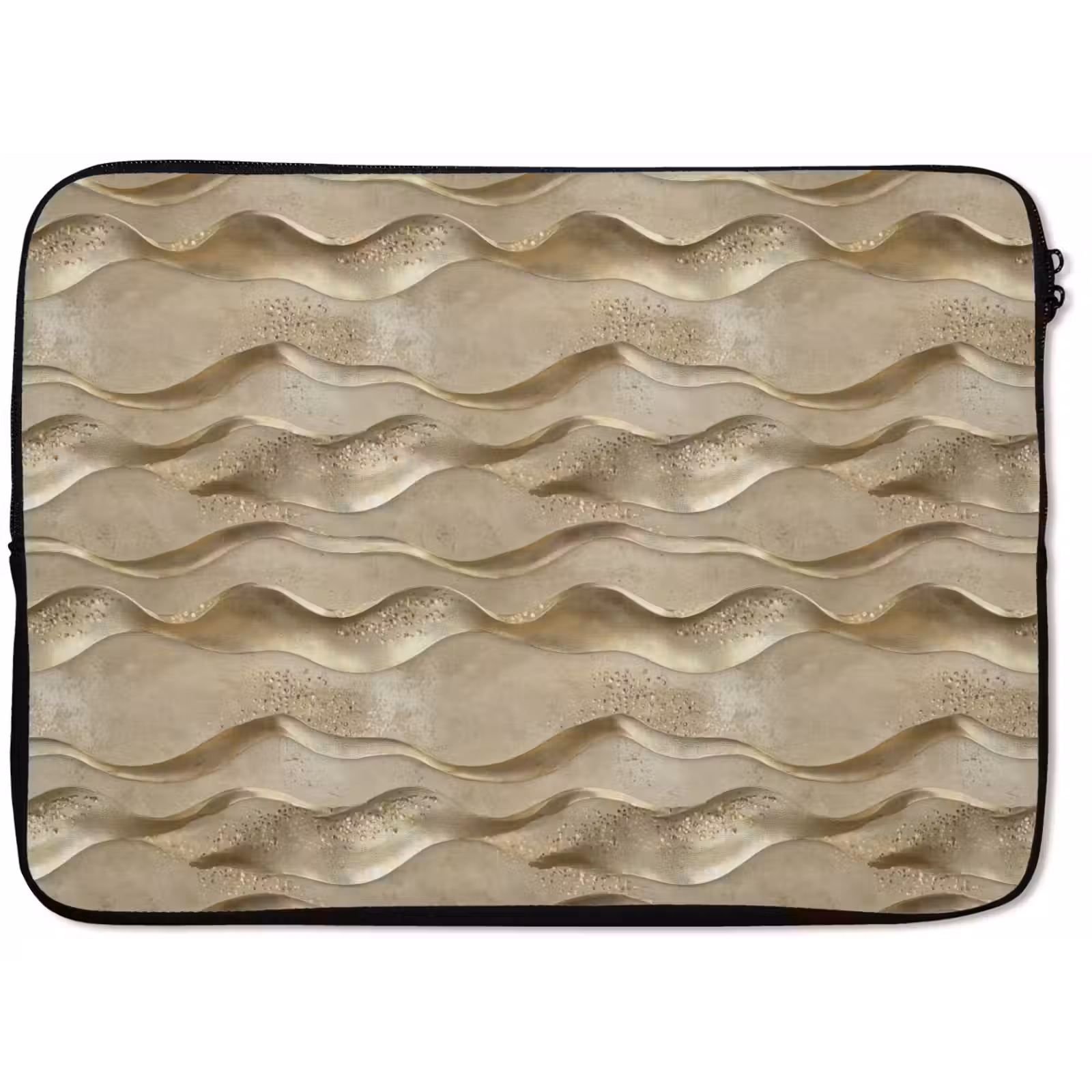 Laptophoes - Golven - Patroon - Goud — 1