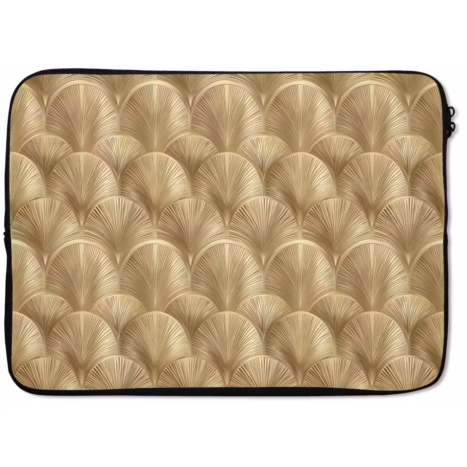 Laptophoes - Patroon - Waaier - Goud — 1
