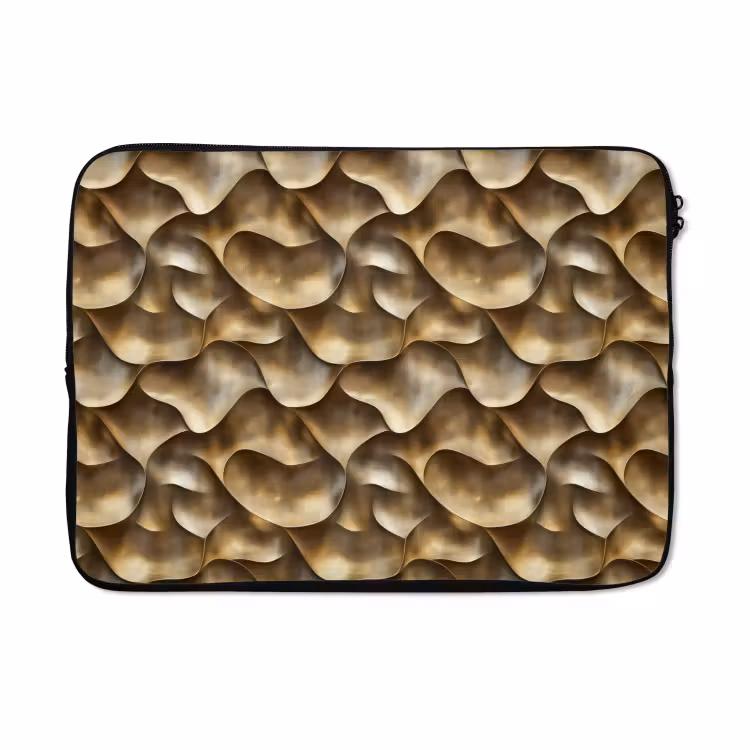 Laptophoes - Abstract - Antiek - Goud — 5