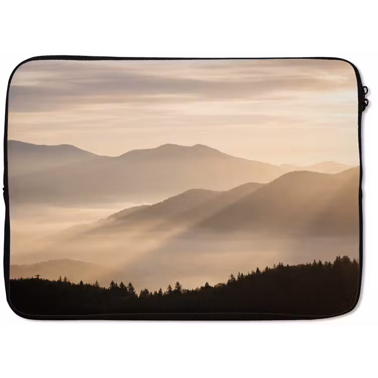 Laptophoes - Bergen - Mist - Zonnestralen — 1