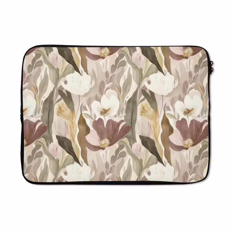 Laptophoes - Bloemen - Aquarel - Kleurrijk — 5
