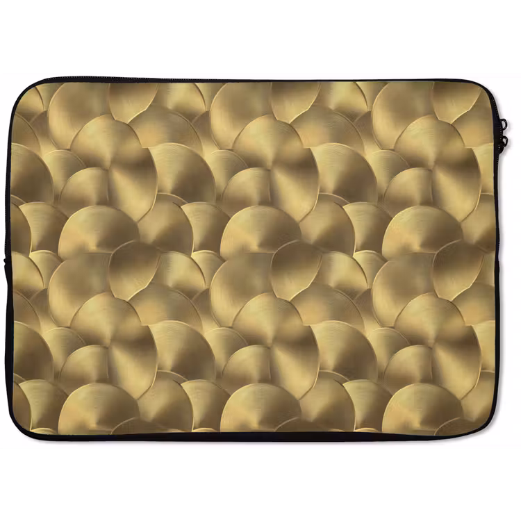 Laptophoes - Modern - Cirkel - Goud — 1