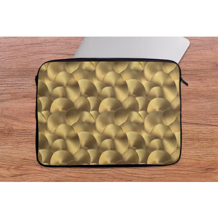 Laptophoes - Modern - Cirkel - Goud — 2