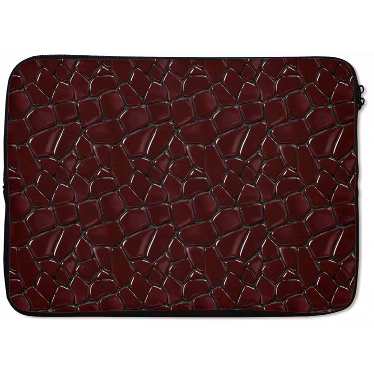 Laptophoes - Mozaïek - Tegel - Bordeauxrood — 1