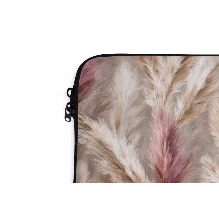 Laptophoes - Pampasgras - Pluizig - Kleurrijk — 6