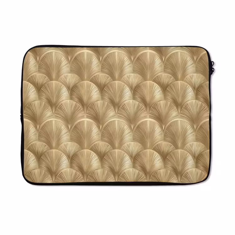 Laptophoes - Patroon - Waaier - Goud — 5