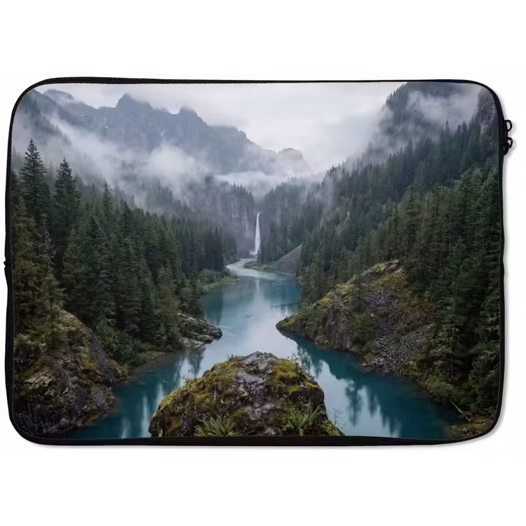 Laptophoes - Waterval - Bomen - Bergen — 1