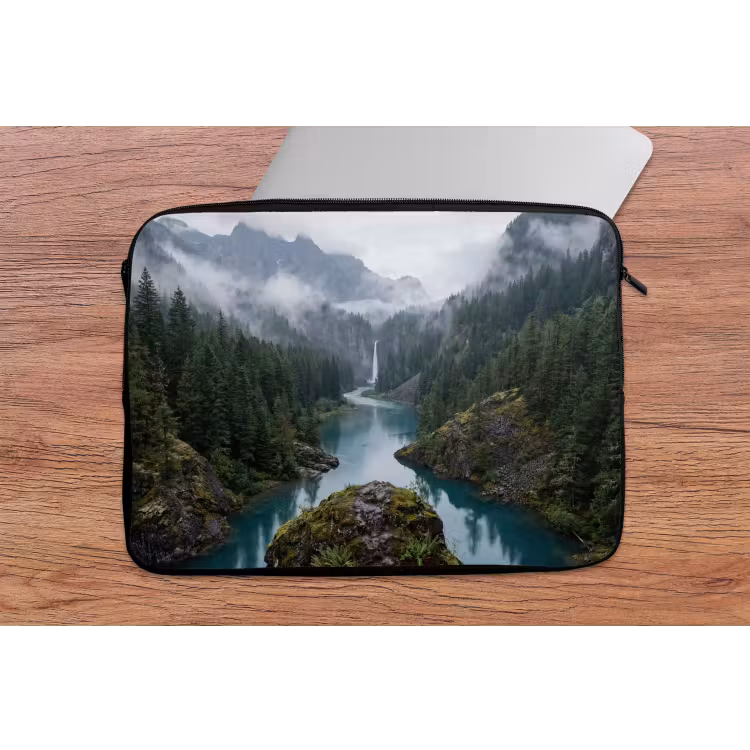 Laptophoes - Waterval - Bomen - Bergen — 2