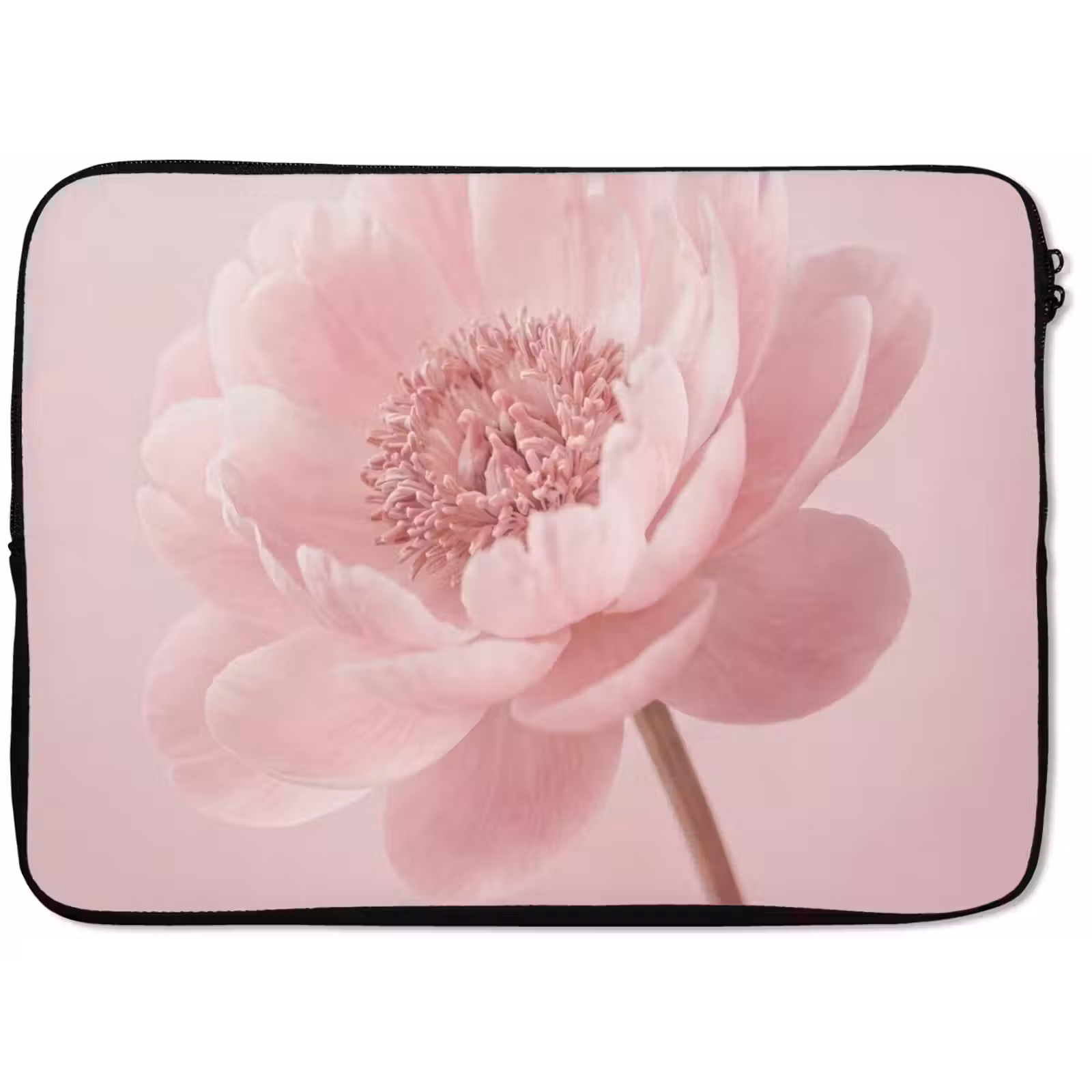 Laptophoes - Bloem - Pioenroos - Roze — 1