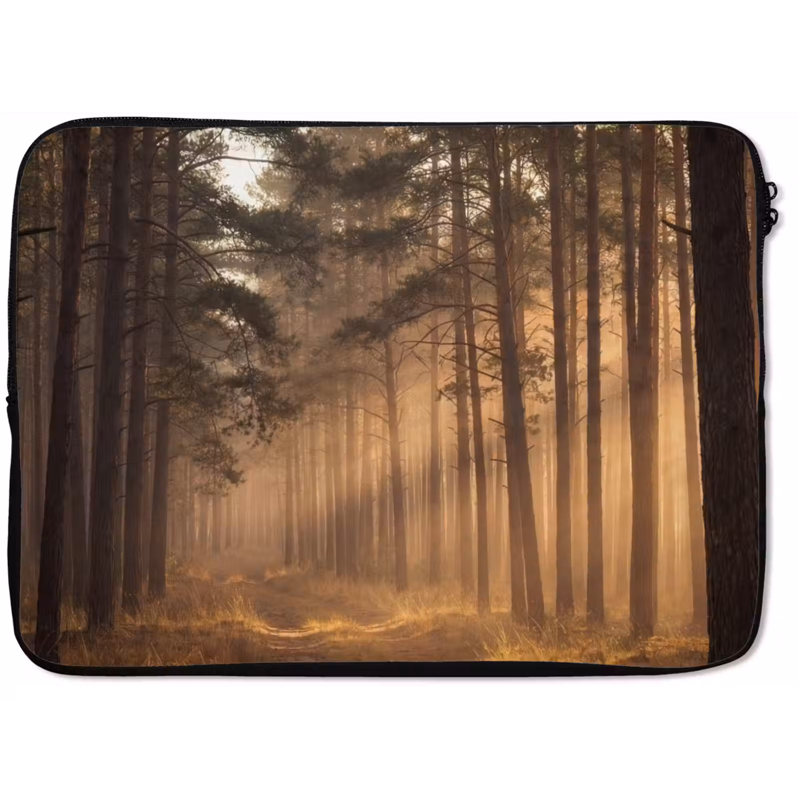 Laptophoes - Bos - Mist - Zonlicht — 1