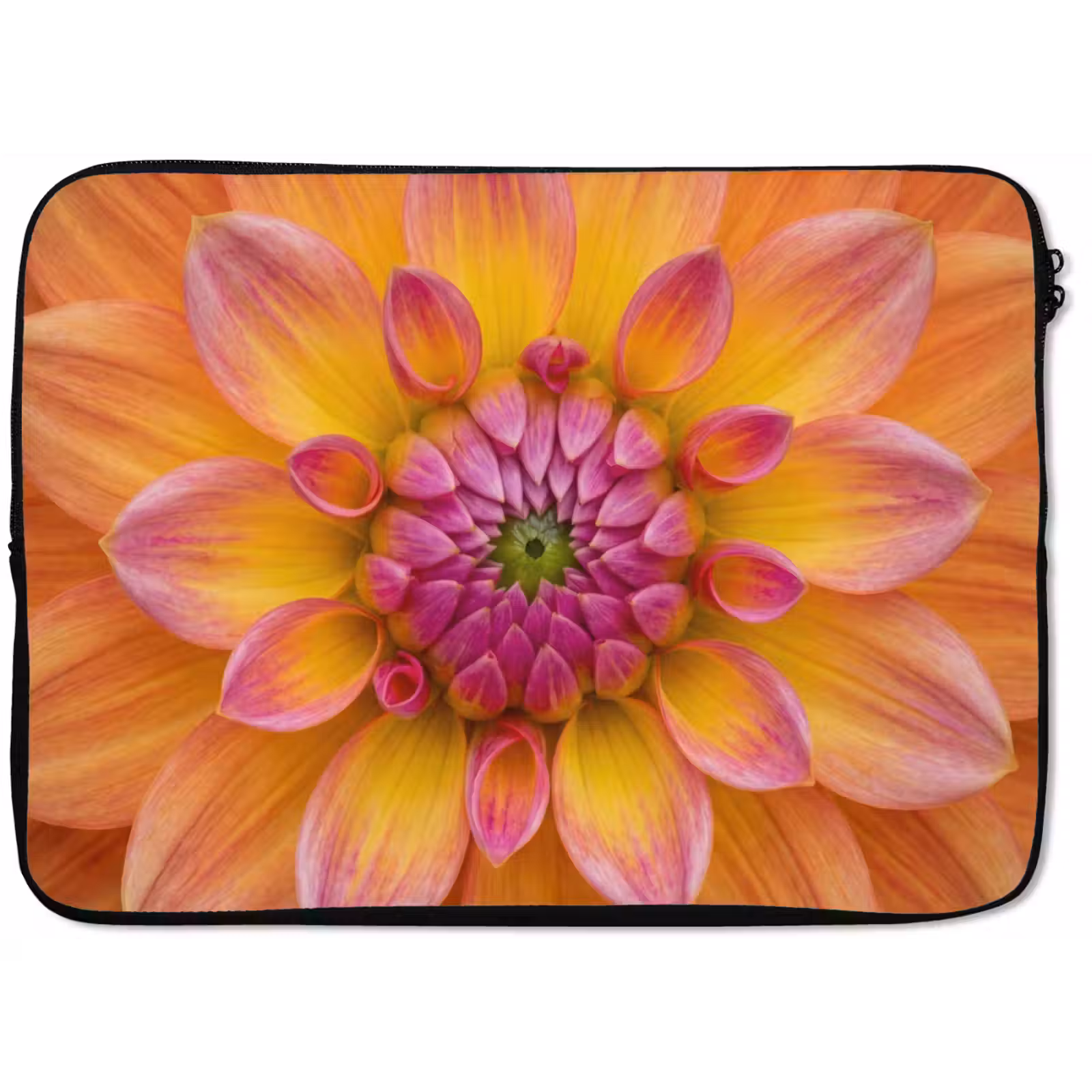 Laptophoes - Dahlia - Bloem - Oranje — 1