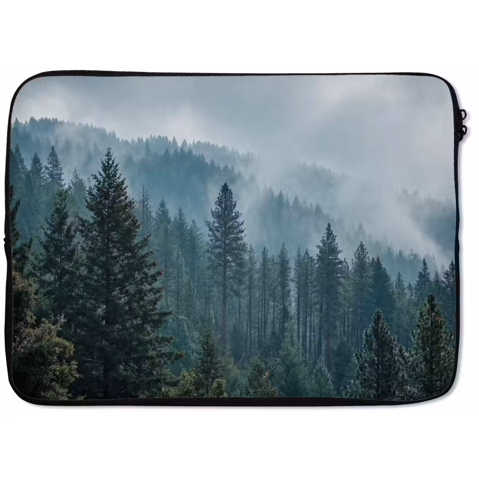 Laptophoes - Naaldwoud - Bergen - Mist — 1