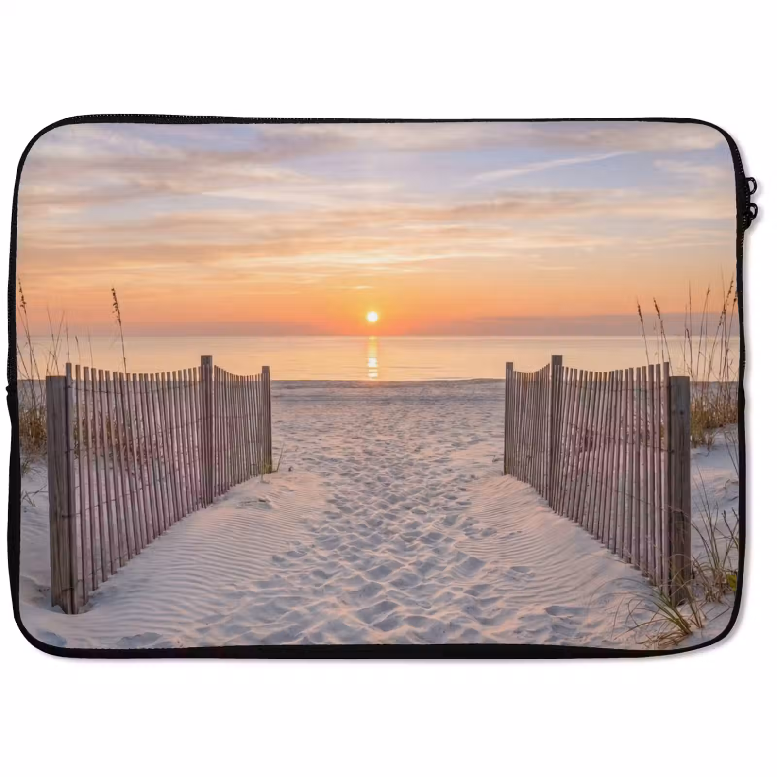 Laptophoes - Zonsondergang - Strand - Zand — 1