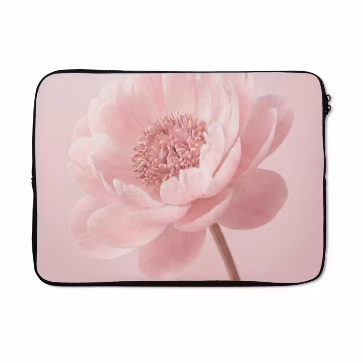 Laptophoes - Bloem - Pioenroos - Roze — 5