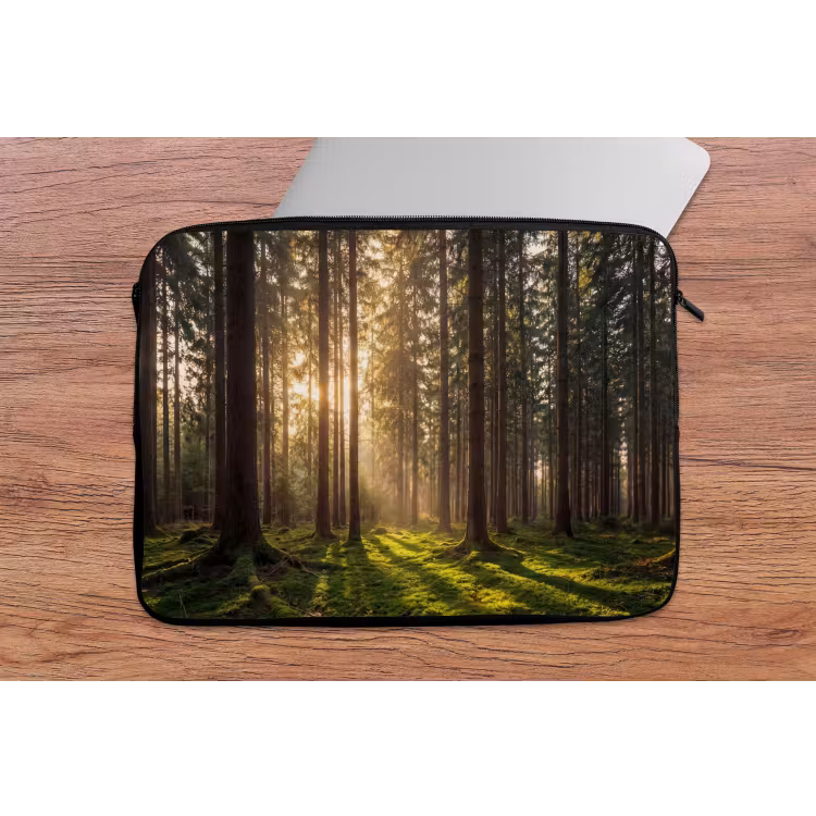Laptophoes - Bos - Gras - Zonlicht — 2