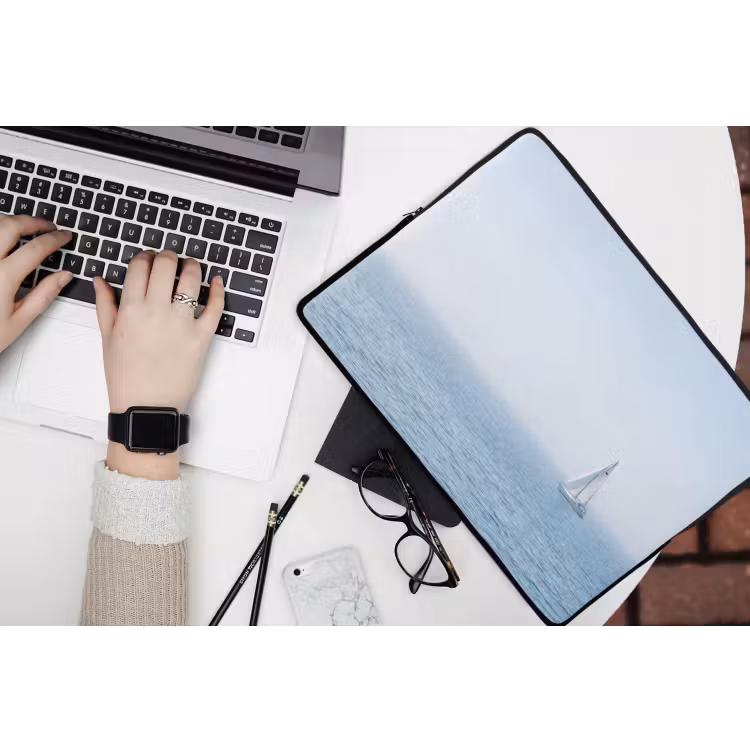 Laptophoes - Horizon - Zeilboot - Zee — 3