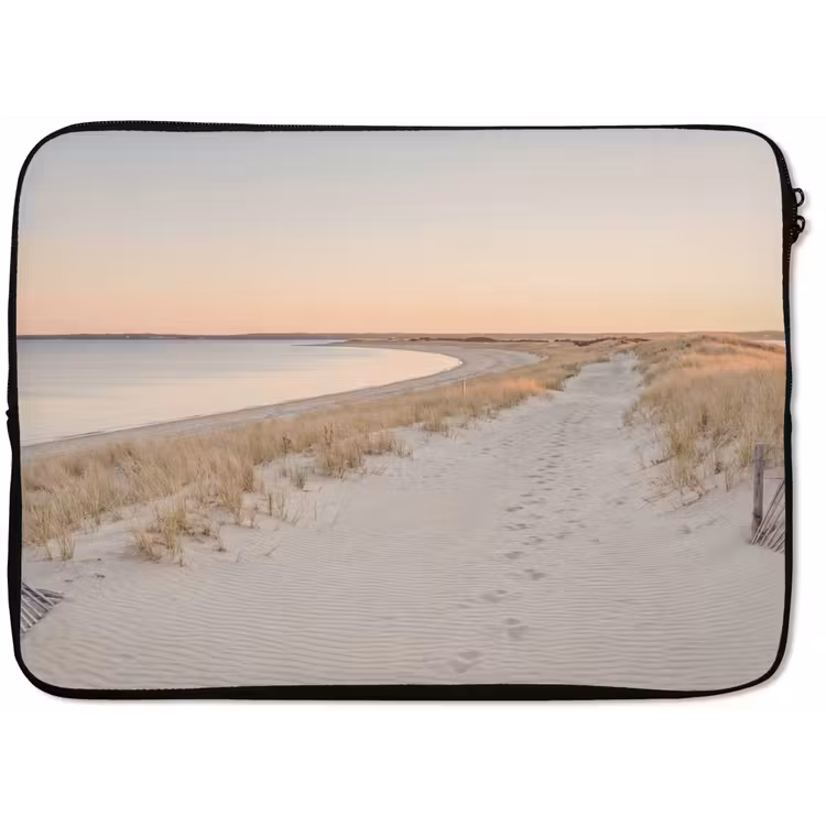 Laptophoes - Kustlijn - Horizon - Hek — 1