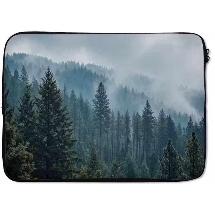 Laptophoes - Naaldwoud - Bergen - Mist — 1