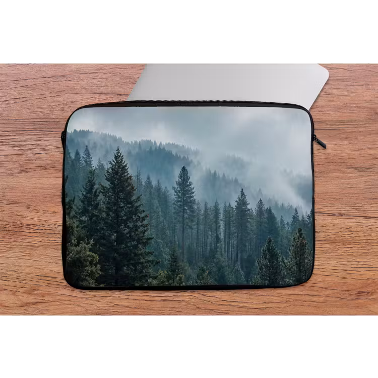 Laptophoes - Naaldwoud - Bergen - Mist — 2