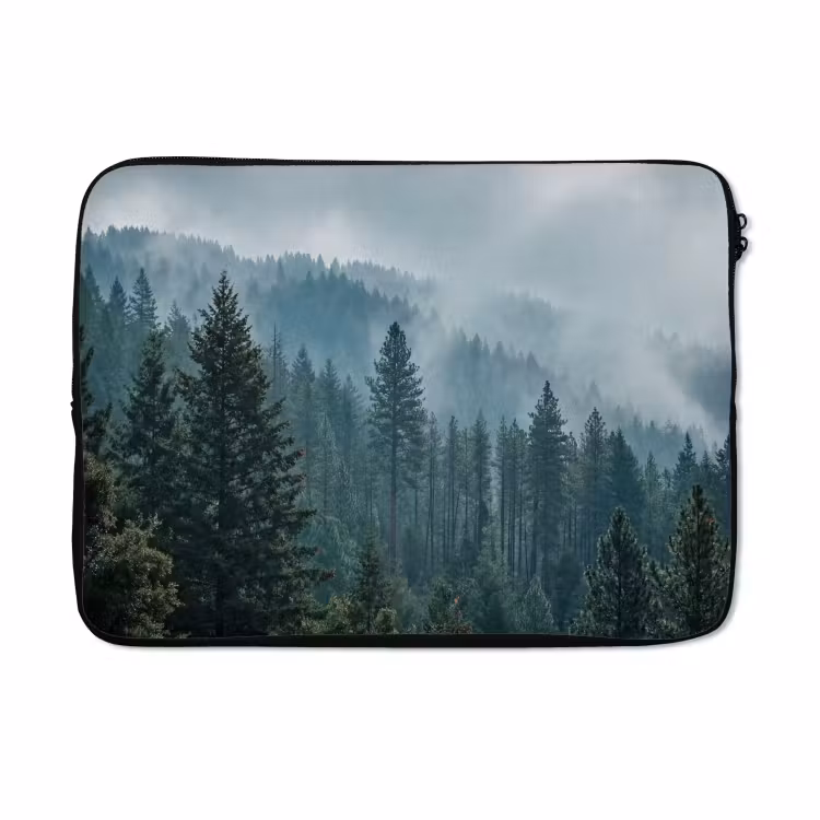 Laptophoes - Naaldwoud - Bergen - Mist — 5