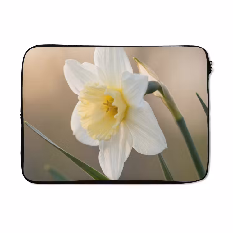 Laptophoes - Narcis - Bloem - Minimalistisch — 5