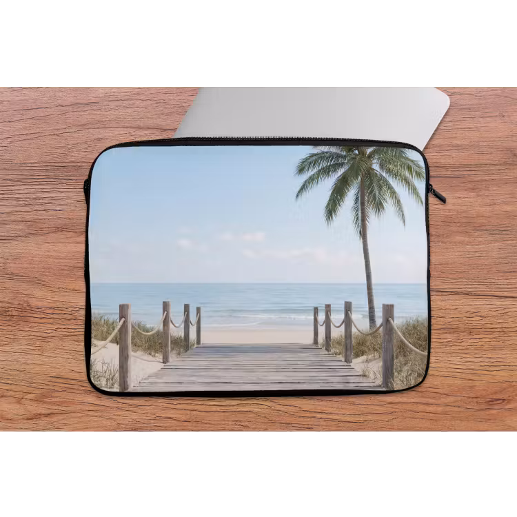 Laptophoes - Palmbomen - Pad - Horizon — 2