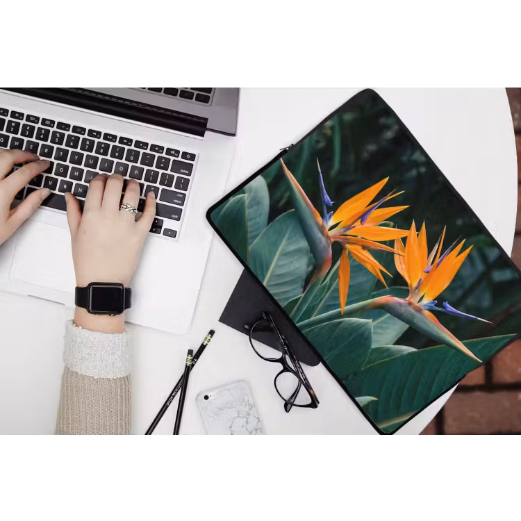 Laptophoes - Paradijsvogel - Bloem - Exotisch — 3