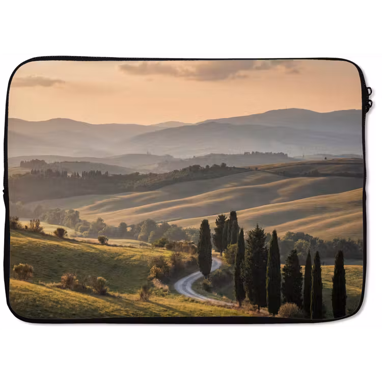 Laptophoes - Toscaans - Landschap - Heuvels — 1