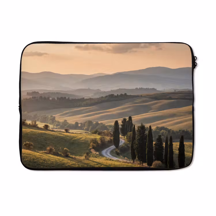 Laptophoes - Toscaans - Landschap - Heuvels — 5
