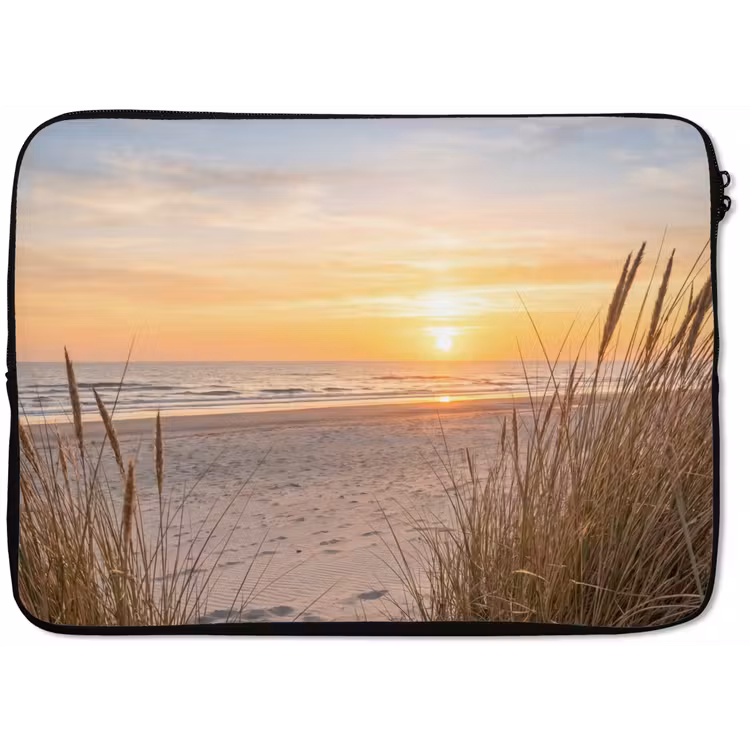 Laptophoes - Zonsondergang - Duinen - Zee — 1