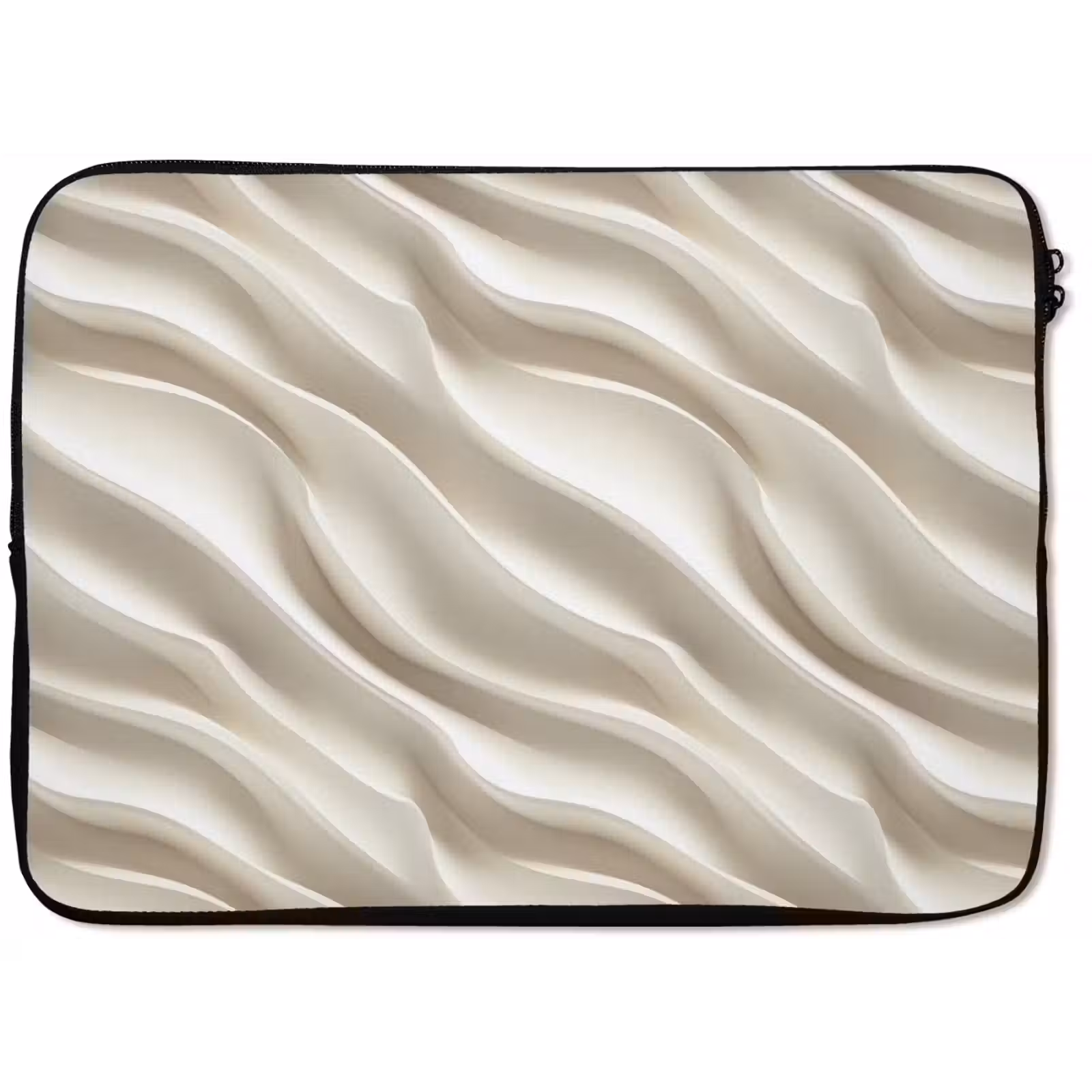 Laptophoes - Diagonaal - Golven - Crème — 1