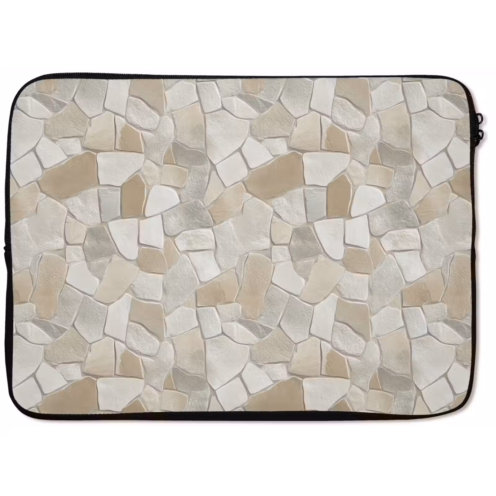Laptophoes - Mozaïek - Stenen - Beige — 1