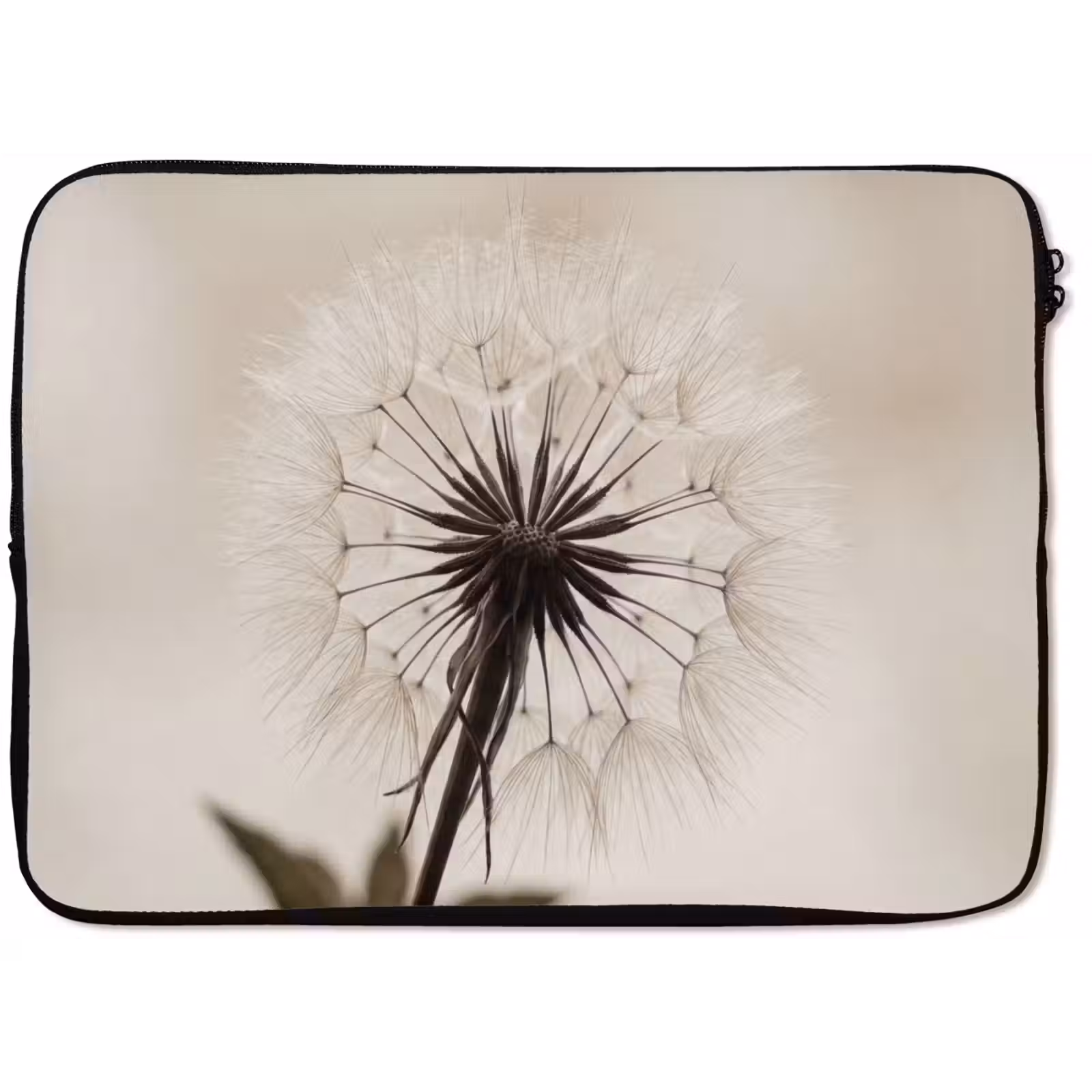 Laptophoes - Paardenbloem - Minimalistisch - Wit — 1