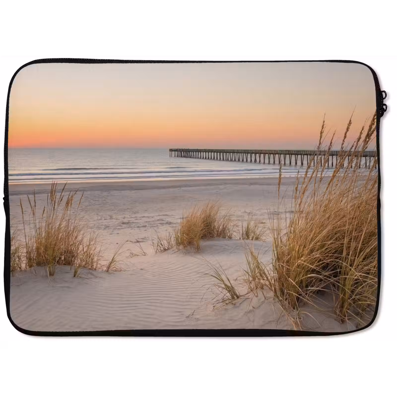 Laptophoes - Pier - Zonsondergang - Strand — 1