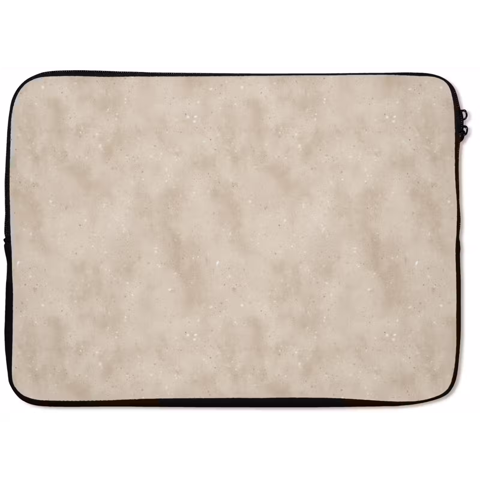Laptophoes - Structuur - Spikkels - Beige — 1