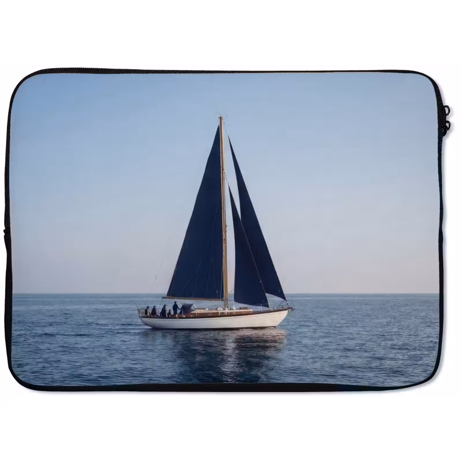 Laptophoes - Zeilboot - Zee - Blauw — 1
