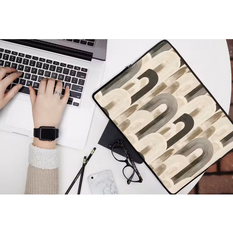 Laptophoes - Abstract - Patroon - Bogen — 3