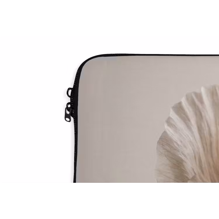 Laptophoes - Bloem - Beige - Crème — 6