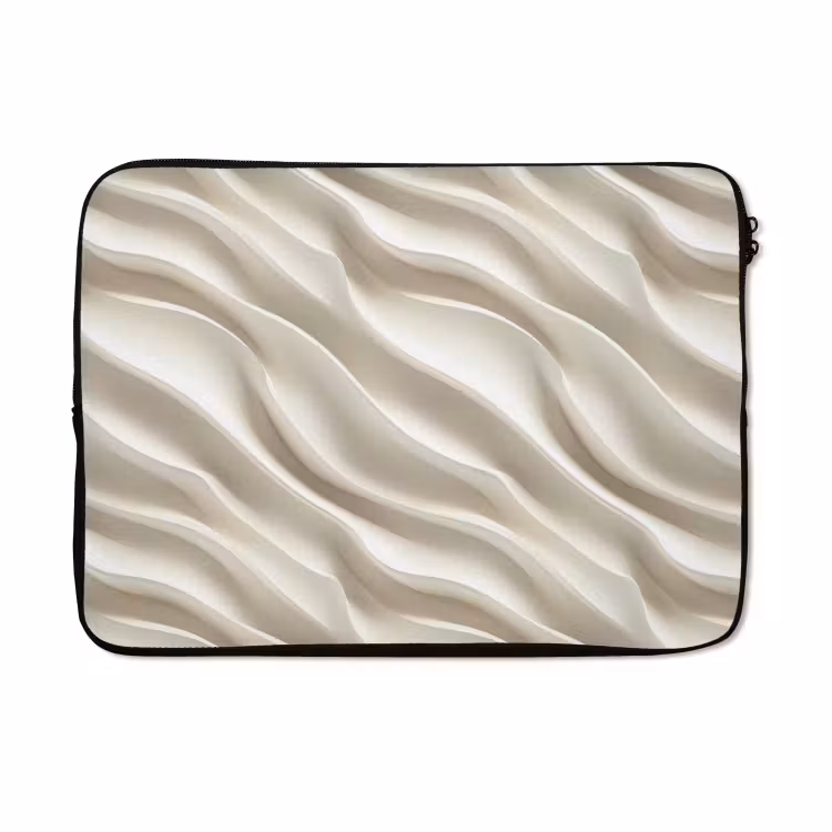 Laptophoes - Diagonaal - Golven - Crème — 5