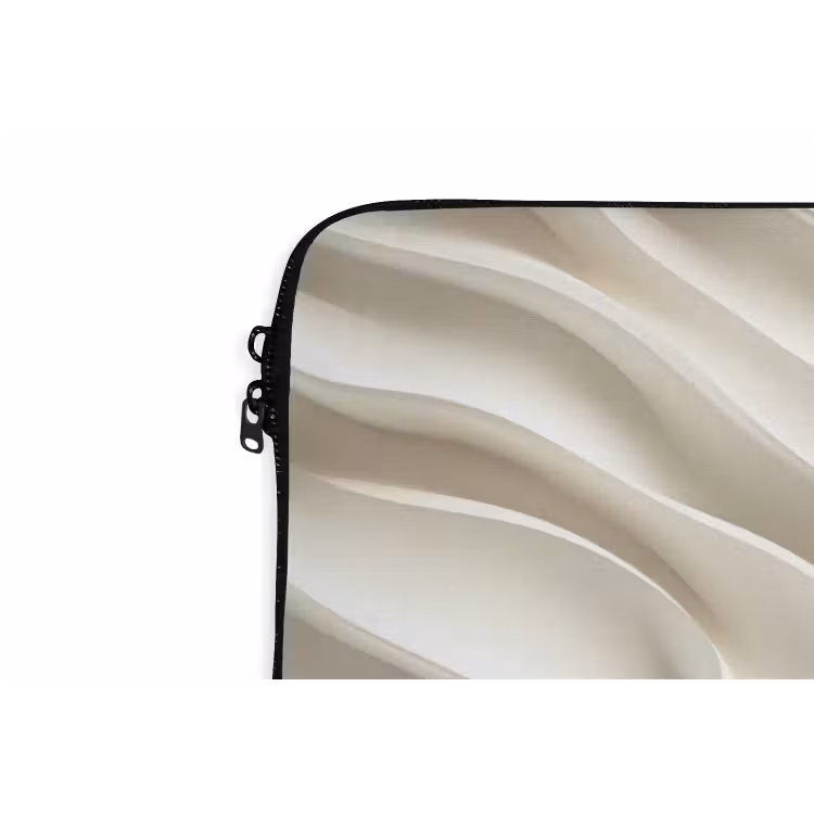 Laptophoes - Diagonaal - Golven - Crème — 6