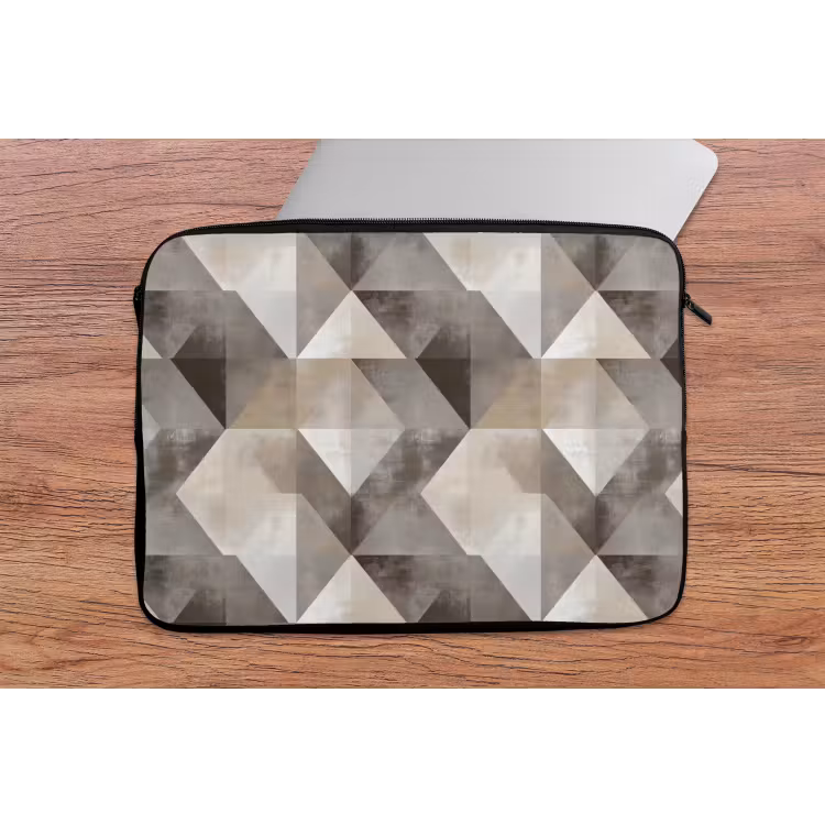 Laptophoes - Geometrisch - Motief - Aardetinten — 2