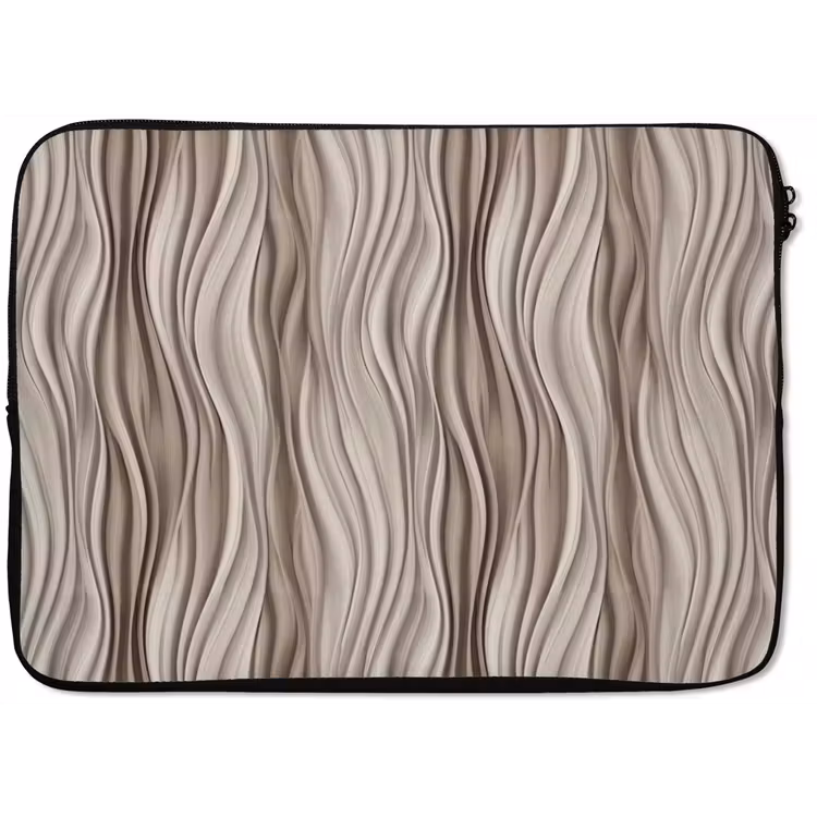 Laptophoes - Golven - 3D - Crème — 1