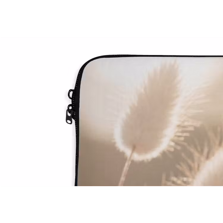Laptophoes - Hazestaartgras - Wit - Zonlicht — 6