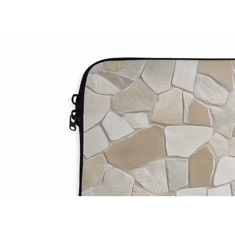 Laptophoes - Mozaïek - Stenen - Beige — 6