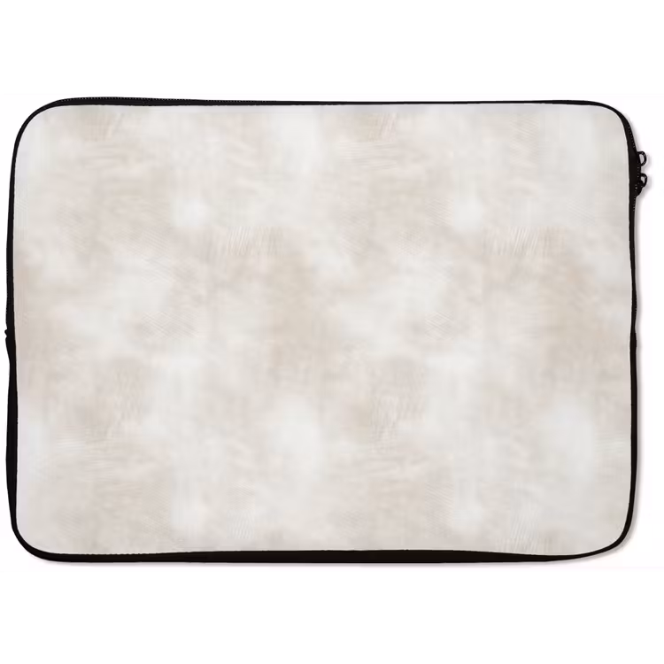 Laptophoes - Subtiel - Structuur - Beige — 1
